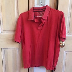 Orange golf shirt